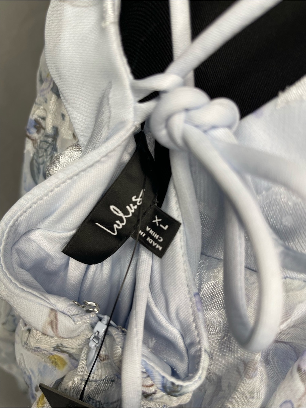 Lulu's Light Blue Floral Tiered Dress - Picture 7 of 16